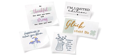 Iron-on designs 2go