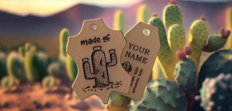 New and unique: Discover cactus leather for your labels now