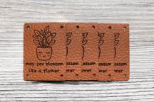 Designer Label Set 'Bloom & Flower' by Unikati - Item no. 9131