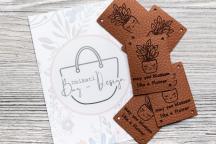 Designer Label Set 'Bloom & Flower' by Unikati - Item no. 9131