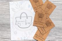 Designer Label Set 'Bloom & Flower' by Unikati - Item no. 9131