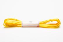 Narrow satin ribbons (3mm), single color (yellow) - Item number 888