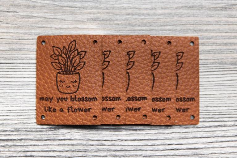 Designer Label Set 'Bloom & Flower' by Unikati - Item no. 9131