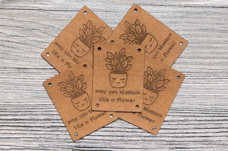 Designer Label Set 'Bloom & Flower' by Unikati (FloraPap) - Item no. 9131