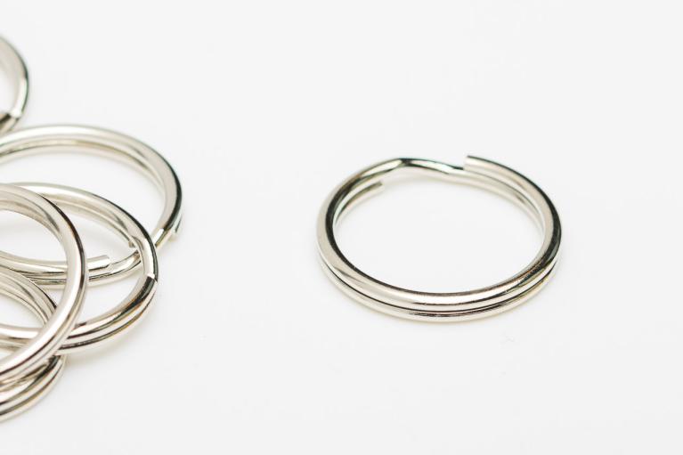 Key rings silver, Ø inside 16mm - Item number 2122