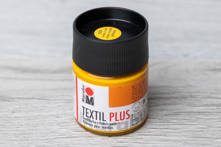 Marabu Textil Plus 50 ml  (medium-yellow) - Item no. 2511
