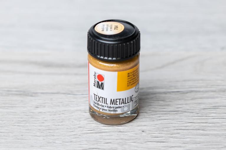 Marabu Textil Metallic 15 ml  (metallic-gold) - Item no. 2512