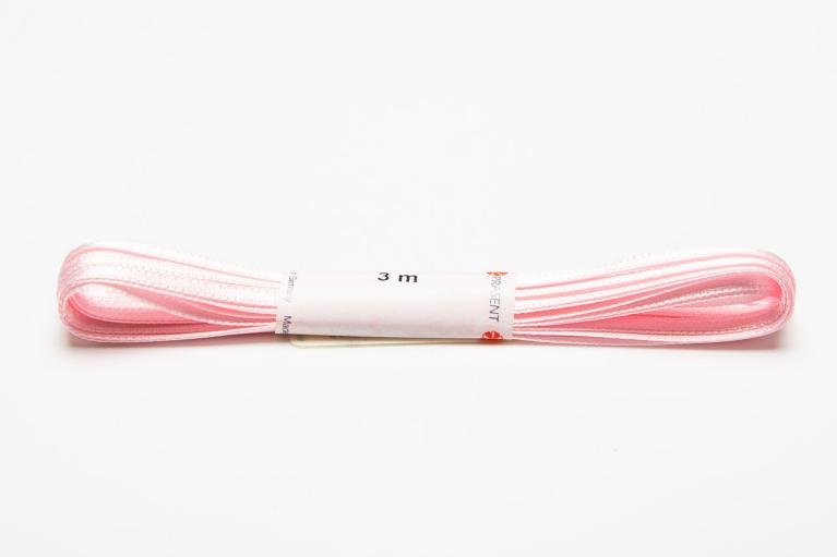 Narrow satin ribbons (3mm), single color (light pink) - Item number 888