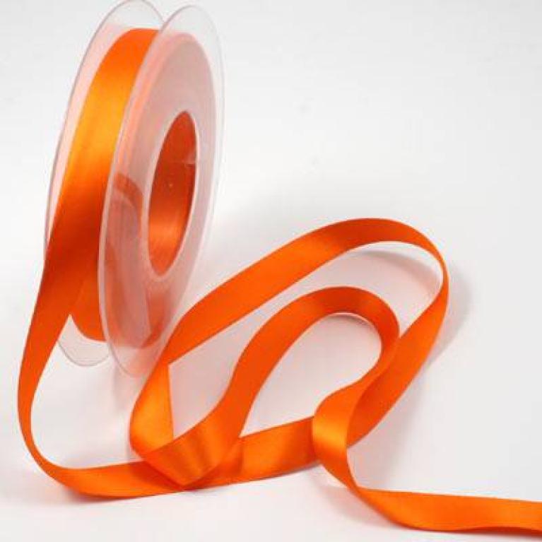 Gift/decorative ribbon in a single color - Orange - Item number 853