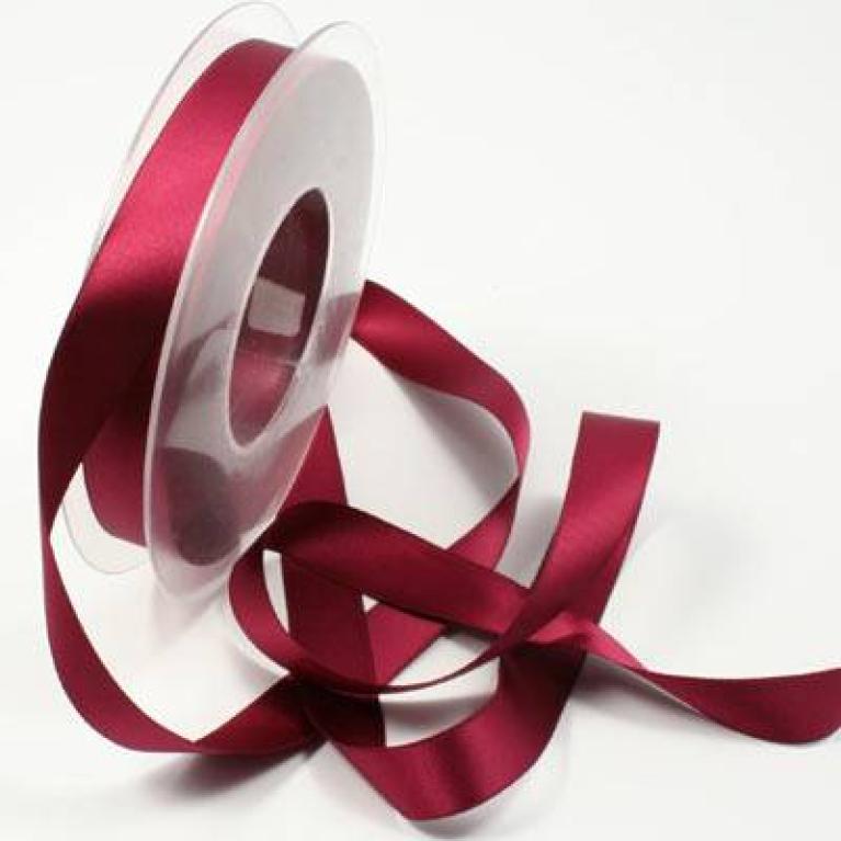 Gift/decorative ribbon in a single color - Cardinal - Item number 854