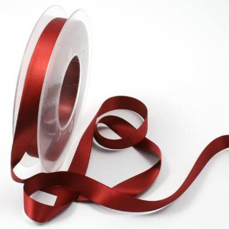 Gift/decorative ribbon in a single color - Burgundy - Item number 863