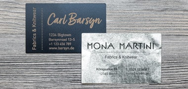 Exclusive business cards